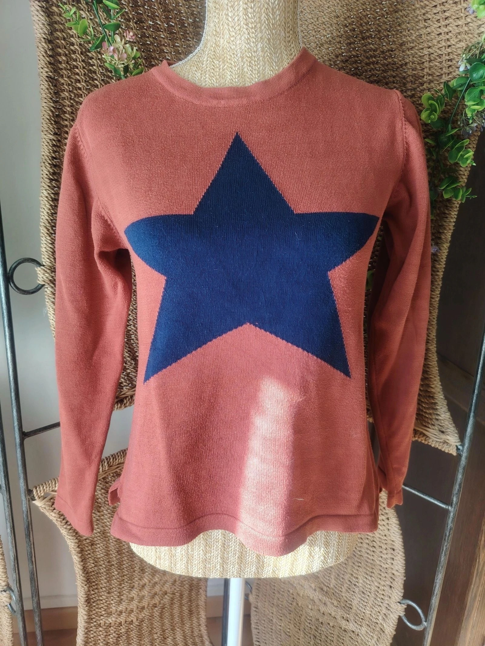 Suéter vintage ocre para mujer talla 36 Pretty Vacant – photo 2